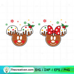 Disney Mouse Christmas Cake SVG Cut File for Cricut & Silhouette