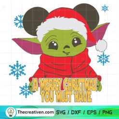 A Merry Christmas You Must Have SVG Cut File for Cricu Design 123886
