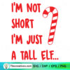 I'm Not Short I'm Just A Tall Elf SVG, Christmas Candy SVG, Quotes SVG 2 8 copy 2