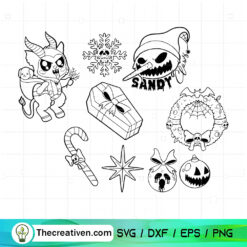 Krampus Christmas Bundle SVG Cut File for Cricut & Silhouette