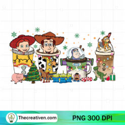 Toy Story Christmas Coffee Drink PNG, Toy Story Christmas PNG