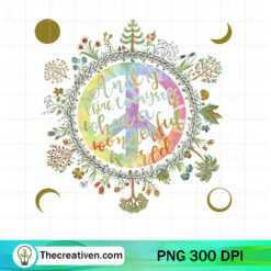 And I Think To Myself What A Wonderful World PNG, Hippie Peace PNG