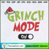 Grinch Mode On Embroidery Designs Embroidery Design – Digital Download 3 Grinch Mode On Embroidery Design