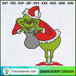 How The Grinch Stole Embroidery Design