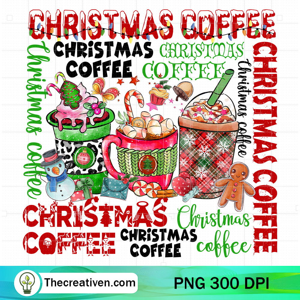 Christmas Coffee PNG, Merry Christmas PNG 6 Christmas Coffee PNG, Merry Christmas PNG