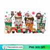Harry Potter Christmas Coffee Drink PNG, Harry Potter Characters Christmas PNG