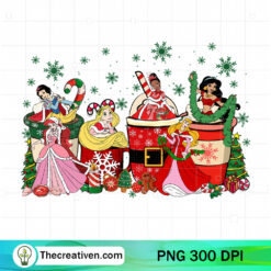 Disney Princess Warm Cozy Winter PNG, Disney Princess Christmas Drink PNG