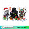 Star Wars Christmas Costume PNG, Darth Vader And Storm Trooper And Boba Fett Christmas PNG