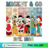 Mickey And Co EST 1928 PNG, Disney Merry Christmas PNG