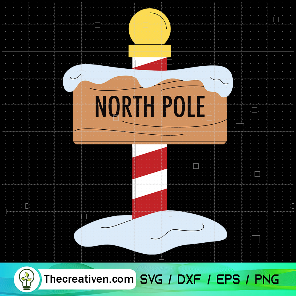 North Pole SVG, Christmas Address SVG 6 North Pole SVG, Christmas Address SVG