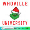 Whoville University SVG, Grinch Christmas SVG
