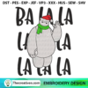 Baymax Ba La La Christmas Embroidery Design