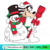 Fluto With Snowman SVG, Goofy Christmas SVG 3 Fluto With Snowman SVG, Goofy Christmas SVG