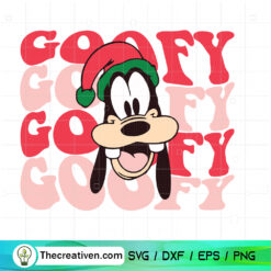 Goofy Christmas SVG, Disney Goofy SVG