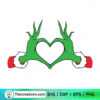Grinch Hand Heart Sign SVG, Grinch Christmas SVG 2 Grinch Hand Heart Sign SVG Grinch Christmas SVG