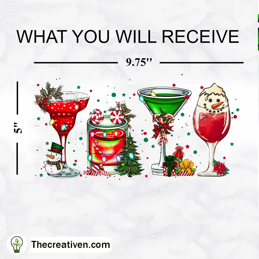 Christmas Wine Drink 16oz Libbey Glass Can Tumbler Sublimation Design 2 Christmas Wine Drink 16oz Libbey Glass Can Tumbler Sublimation Design - Design Digital Download PNG