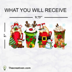 Alternative view of Christmas Coffee Drink 16oz Li Tumbler Wrap Download