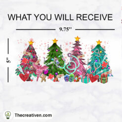 Nurse Christmas Tree 16oz Libbey Glass Can Tumbler Sublimation Design - Design Digital Download PNG