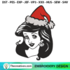Ariel Princess Santa Hat Emb Embroidery Design 3 Ariel Christmas Embroidery Design Ariel Embroidery Design The Little Mermaid Queen Athena Disney Princess Embroidery Design Ariel The Little Mermaid Embroidery Design alc5n7 copy