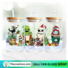 Nightmare Before Christmas Coffee Drink 16oz Libbey Glass Can Tumbler Sublimation Design