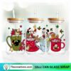 Disney Mickey Christmas Coffee 16oz Libbey Glass Can Tumbler Sublimation Design