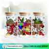 Mickey With Christmas Coffee Cup 16oz Libbey Glass Can Tumbler Sublimation Design