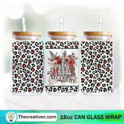Negative Middle Finger Skeleton 16oz Libbey Glass Can Tumbler Sublimation Design