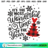 Disney It's The Most Wonderful Time Of The Year Embroidery Design