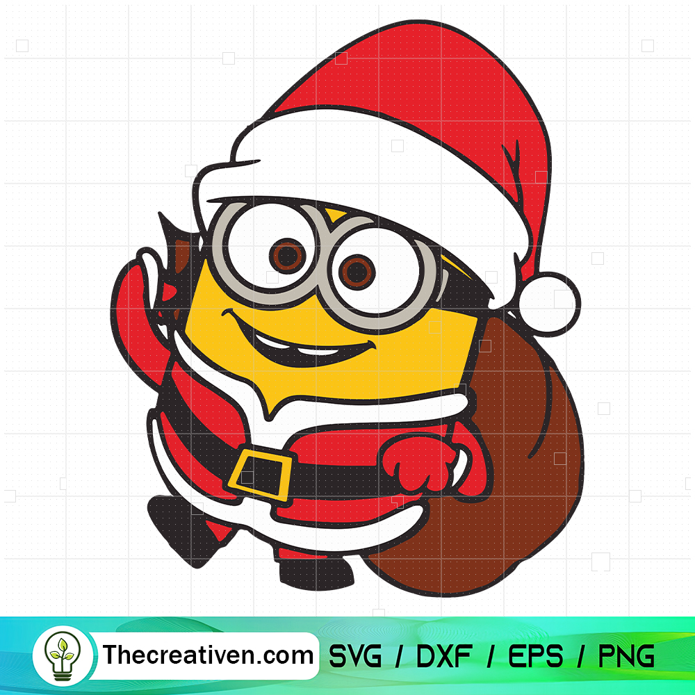 Minion Christmas SVG, Santa Minion SVG 6 Minion Christmas SVG, Santa Minion SVG