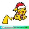 Pikachu Santa Christmas SVG, Pokemon Christmas SVG 3 Pikachu Santa Christmas SVG, Pokemon Christmas SVG