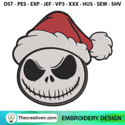 Jack Santa Christmas Embroidery Designs