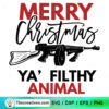 Merry Christmas Ya' Filthy Animal SVG, Home Alone Movie SVG