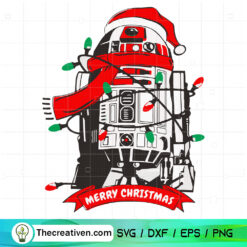 R2-D2 Christmas SVG, Star Wars Christmas SVG