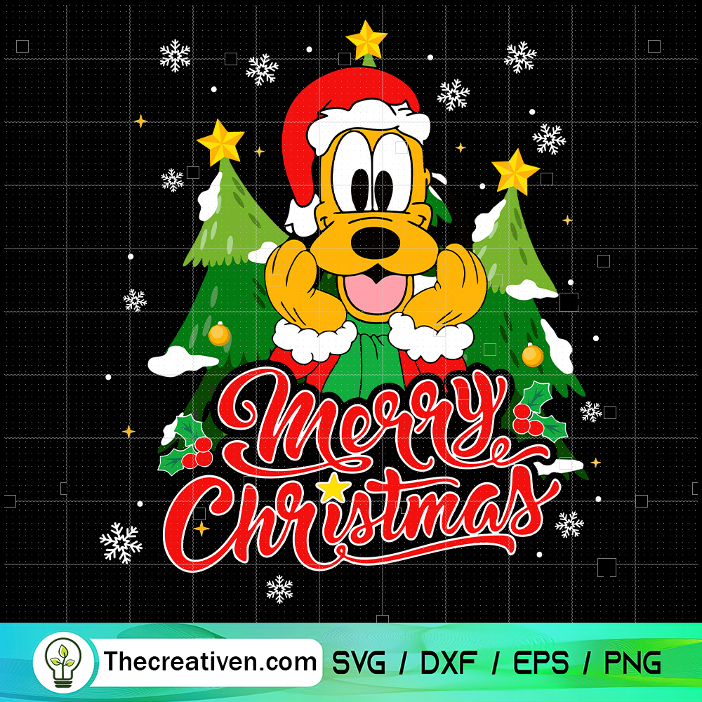 Pluto Merry Christmas SVG, Disney Christmas SVG 6 Pluto Merry Christmas SVG, Disney Christmas SVG