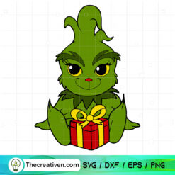 Grinch Baby Christmas SVG, Grinch SVG