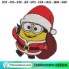 Santa Minion Christmas Embro Embroidery Design 2 Santa Minion Christmas Embroidery Design