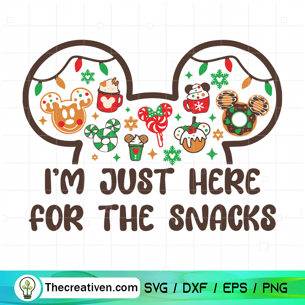 I'm Just Here For The Snacks SVG, Disney Christmas Snackgoal SVG 6 I'm Just Here For The Snacks SVG, Disney Christmas Snackgoal SVG