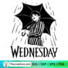 Wednesday With Umbrella SVG, Wednesday Addams SVG 3 Wednesday With Umbrella SVG Wednesday Addams SVG