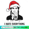 I Hate Everything SVG, Wednesday Addams Christmas SVG 2 I Hate Everything SVG, Wednesday Addams Christmas SVG