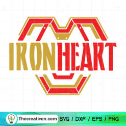 Iron Heart SVG, Iron Man SVG