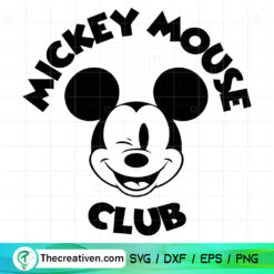 Mickey Mouse Club SVG, Disney Mickey SVG
