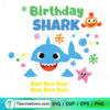 Birthday Shark Doo Doo Doo SVG, Birthday Kids SVG