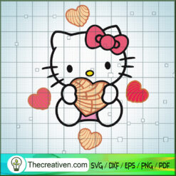 Hello Kitty Love SVG, Valentine Days SVG