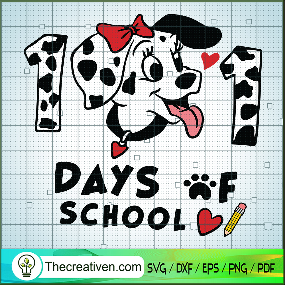 101 Days Of School SVG, 101 Dalmatians SVG 4 101 Days Of School SVG, 101 Dalmatians SVG