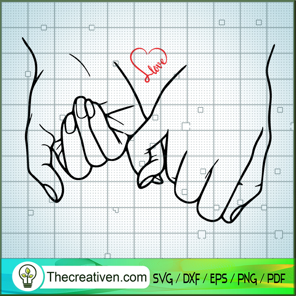 Hold Hands Love SVG, Valentine Days SVG 4 Hold Hands Love SVG, Valentine Days SVG