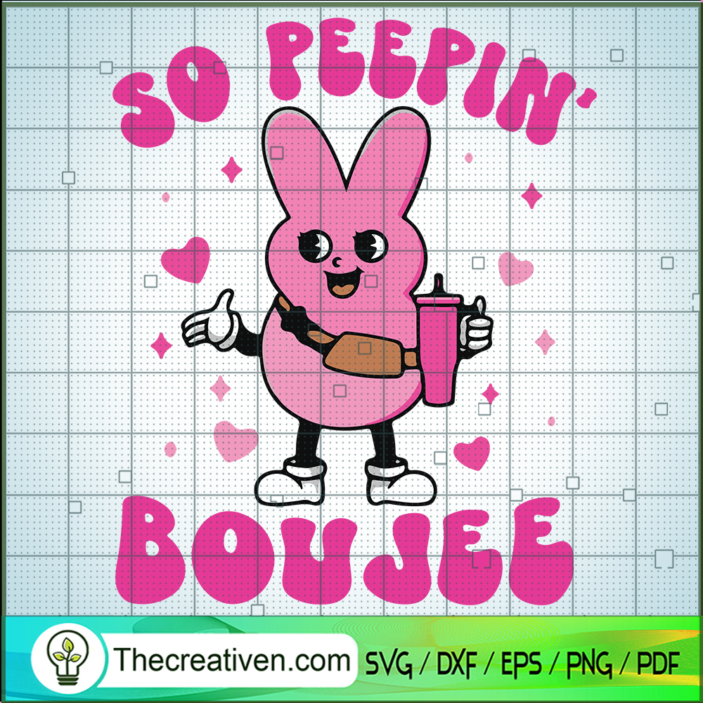 Bunny Boujee SVG, Happy Easter Days SVG