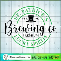 Brewing Co Premium SVG, St.Patrick Days SVG