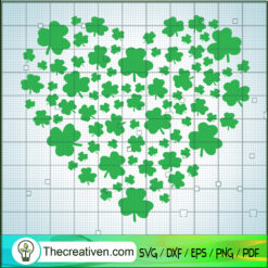 Heart Love Patrick Days SVG, St. Patrick Days SVG