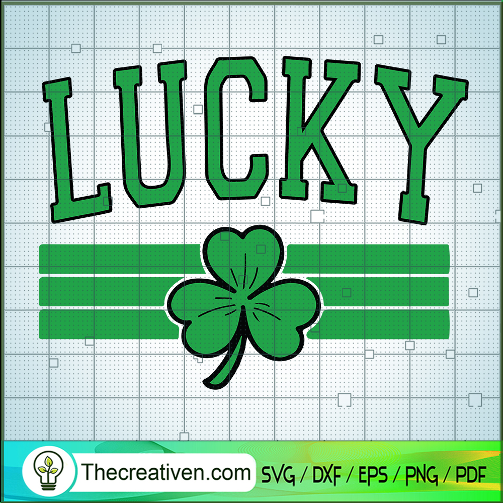 Lucky Patrick SVG Cut File for Cricut & Silhouette Design 129236 1 Lucky Patrick SVG, St.Patrick Days SVG