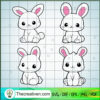 Bunny Cute SVG, Happy Easter Days SVG 3 Bunny Cute SVG, Happy Easter Days SVG